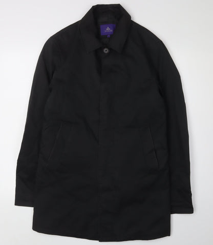 Womens UK Size S NEXT Black Overcoat
