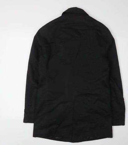 Womens UK Size S NEXT Black Overcoat