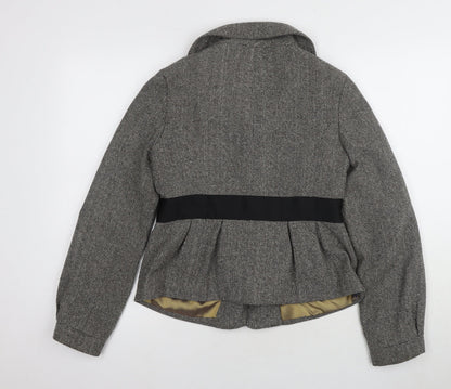 Womens UK Size 12 Topshop Grey Basic Jacket