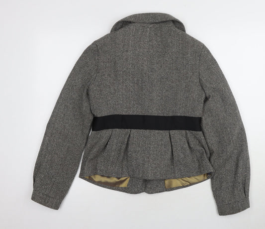 Womens UK Size 12 Topshop Grey Basic Jacket