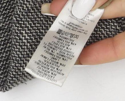 Womens UK Size 12 Topshop Grey Basic Jacket
