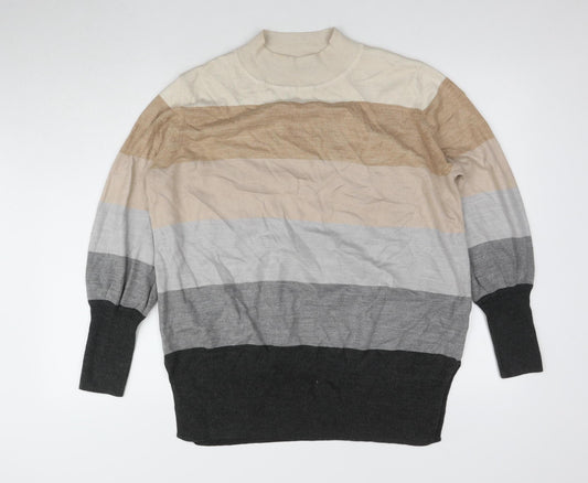 Womens UK Size L Marks and Spencer Multicoloured Pullover Jumper