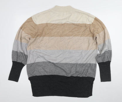 Womens UK Size L Marks and Spencer Multicoloured Pullover Jumper