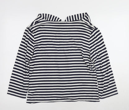 Womens UK Size 16 Roman Blue Basic T-Shirt