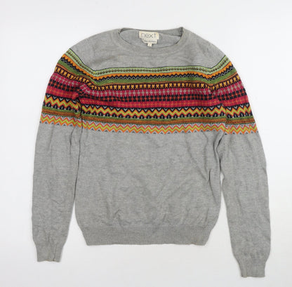 Womens UK Size 6 NEXT Grey Pullover Jumper