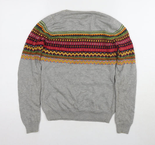 Womens UK Size 6 NEXT Grey Pullover Jumper