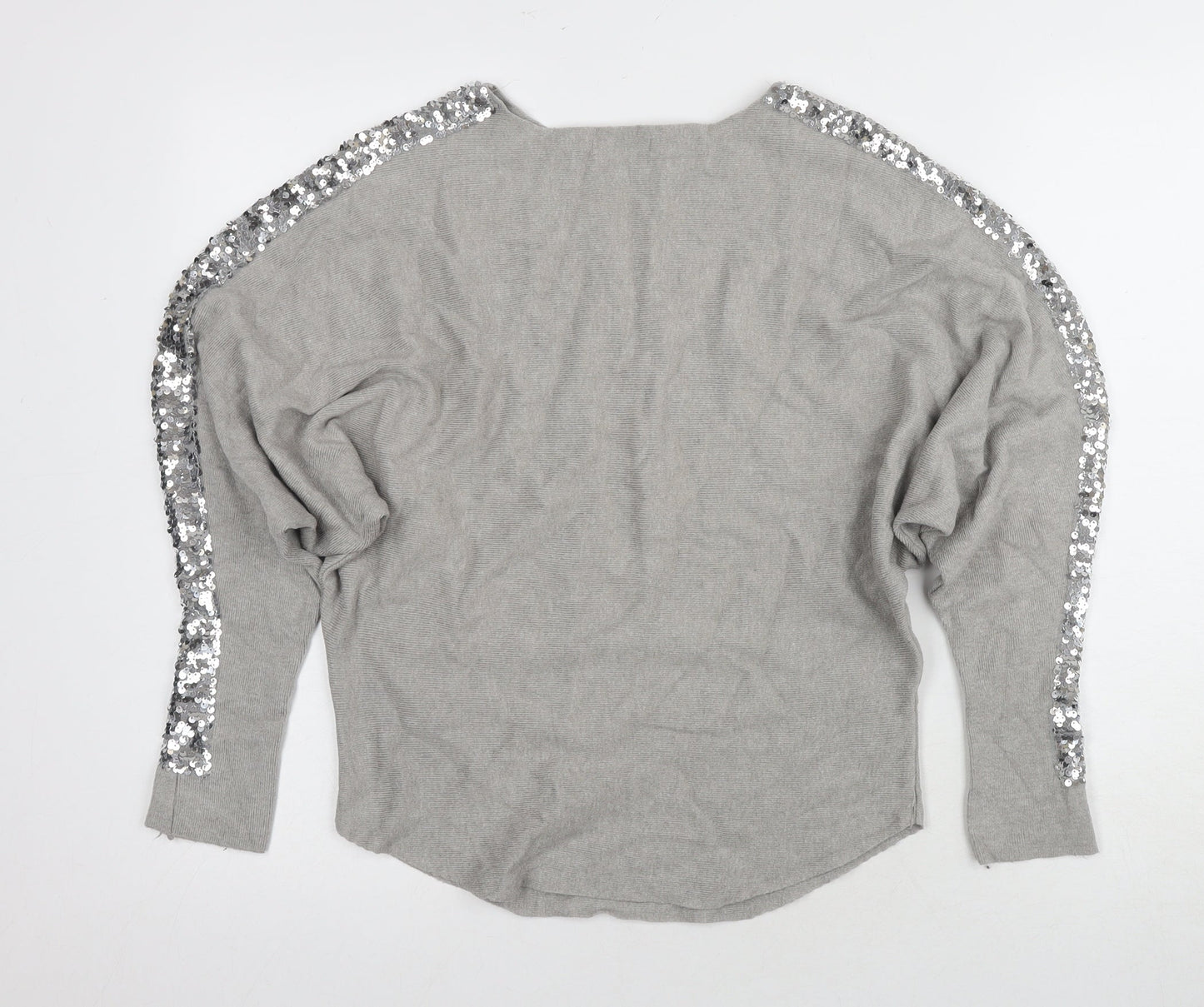 Womens UK Size UK 6 Quiz Grey Pullover Jumper