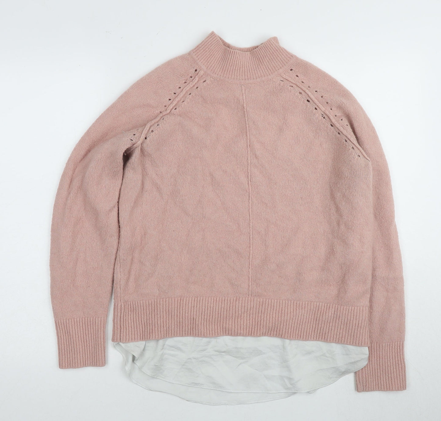 Womens UK Size 12 NEXT Pink Pullover Jumper