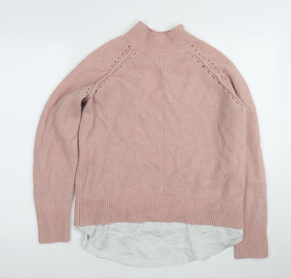 Womens UK Size 12 NEXT Pink Pullover Jumper