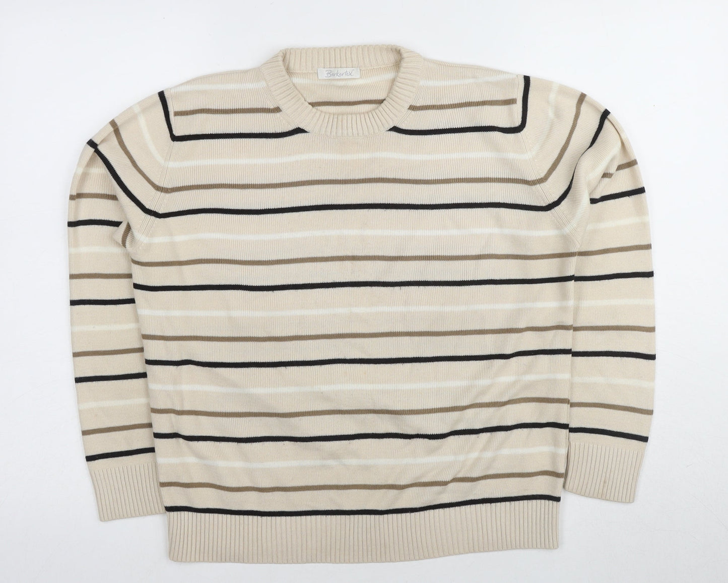 Womens UK Size 10-12 Berketex Beige Pullover Jumper