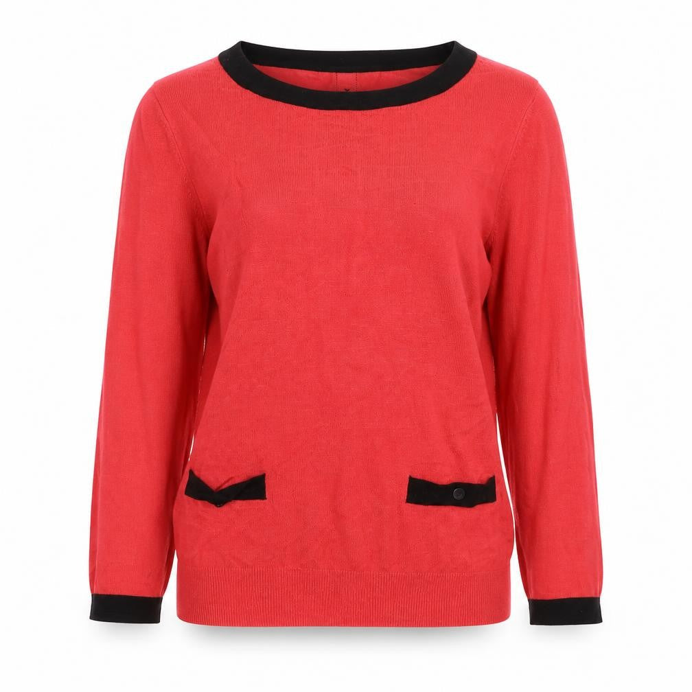 Womens UK Size 10 Wallis Red Pullover Jumper