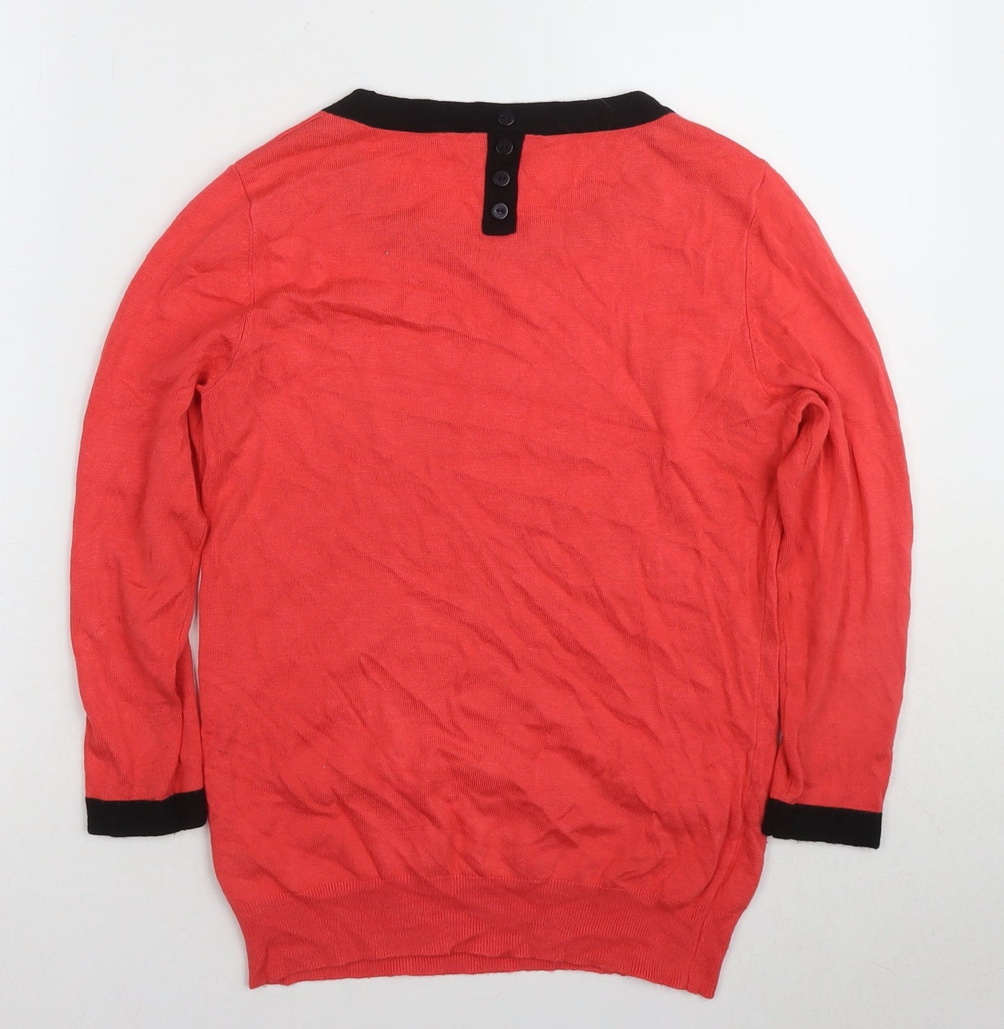 Womens UK Size 10 Wallis Red Pullover Jumper