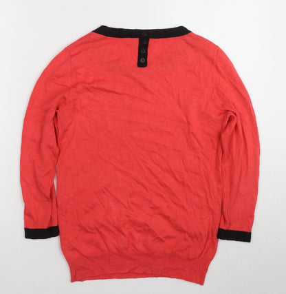 Womens UK Size 10 Wallis Red Pullover Jumper