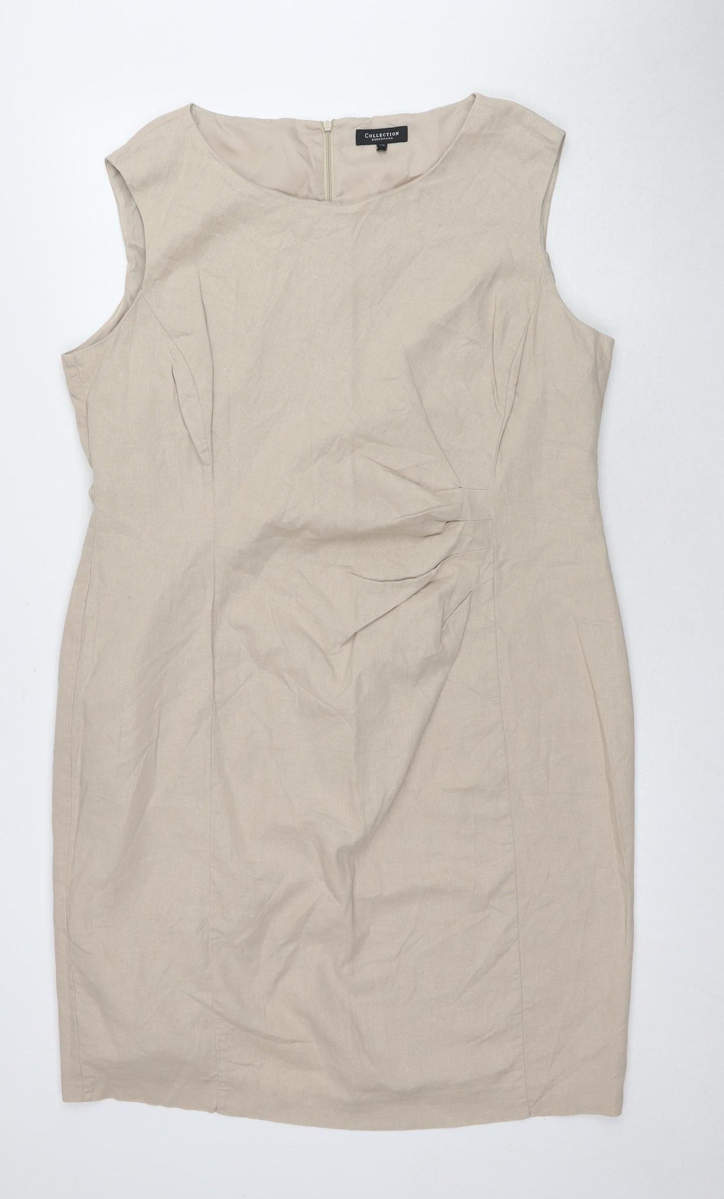 Debenhams Women's Beige Dress Size 20