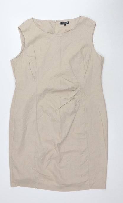 Debenhams Women's Beige Dress Size 20