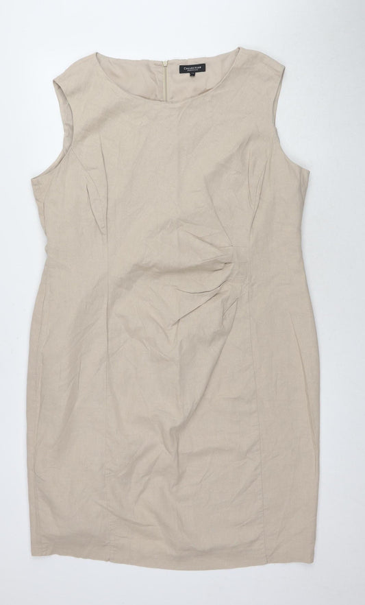 Debenhams Women's Beige Dress Size 20