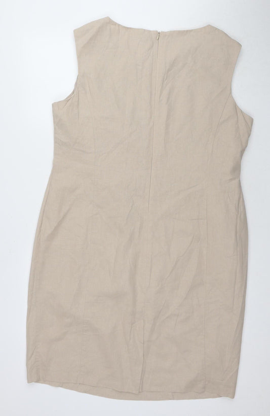 Debenhams Women's Beige Dress Size 20