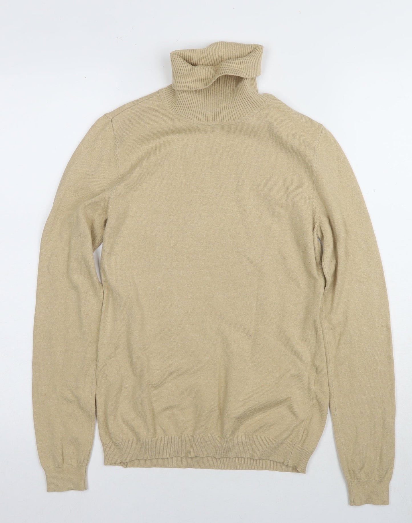 Womens UK Size M VERO MODA Beige Pullover Jumper