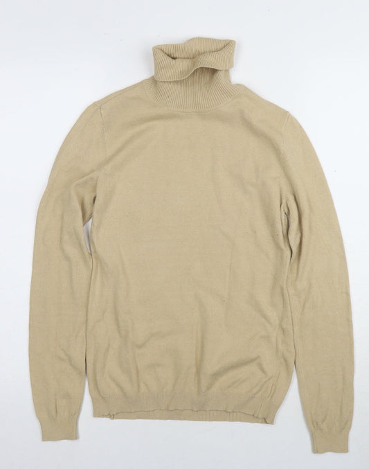 Womens UK Size M VERO MODA Beige Pullover Jumper