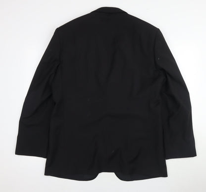 Mens UK Size 42 Marks and Spencer Regular Black Suit Tuxedo