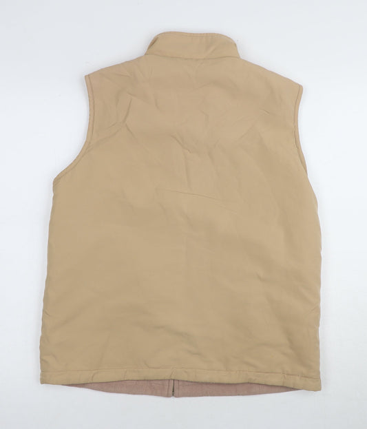 Bonmarché Beige Women's Waistcoat S Full Zip