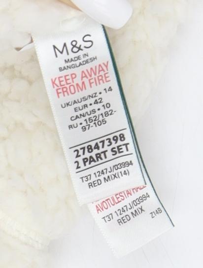 Marks and Spencer Ivory High Neck Women's Size 14 Top