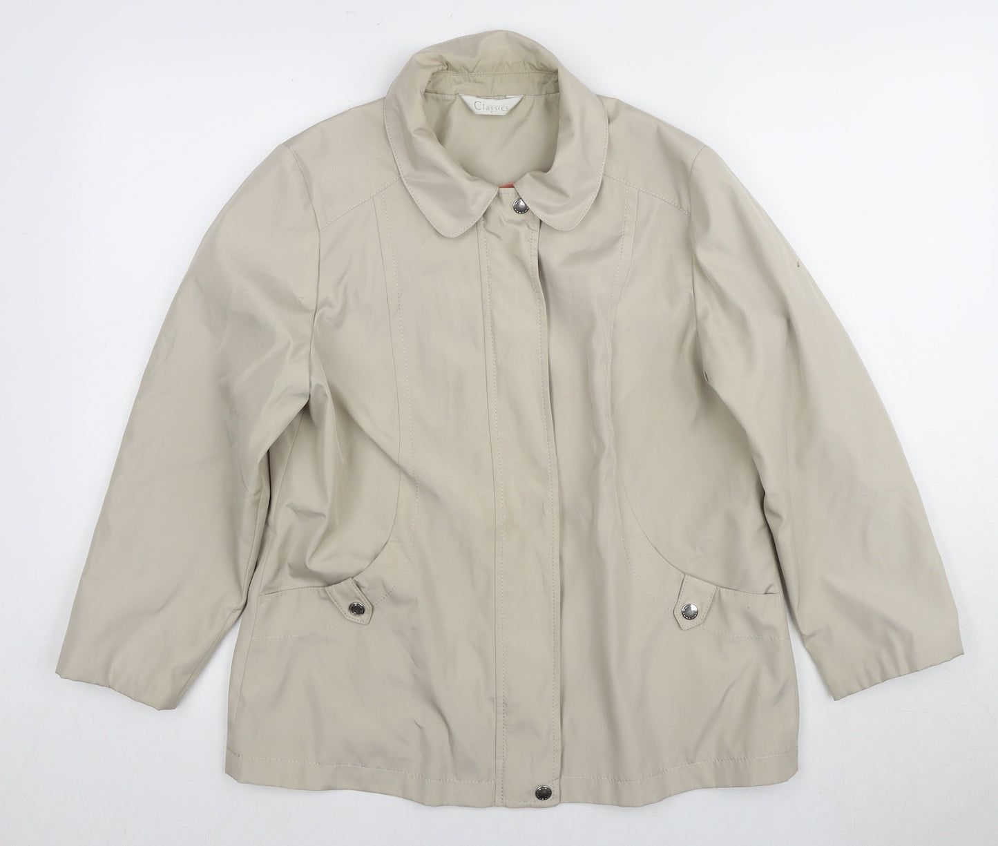 Classics Women's Beige Basic Jacket S