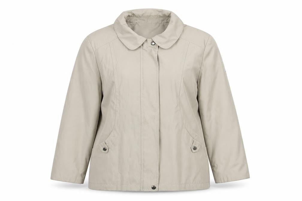 Womens UK Size S Classics Beige Basic Jacket
