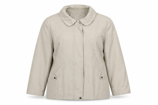 Womens UK Size S Classics Beige Basic Jacket