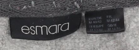 Esmara Women's Grey Animal Print Pullover Sweatshirt