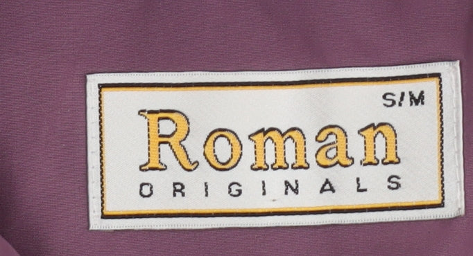 Womens UK Size S Roman Originals Purple Puffer Jacket
