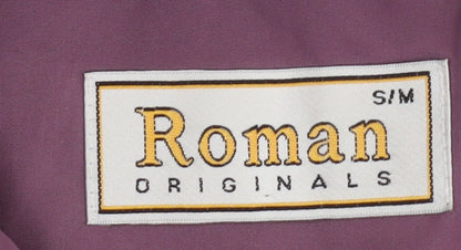 Womens UK Size S Roman Originals Purple Puffer Jacket