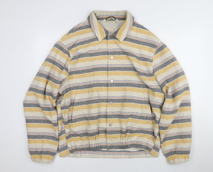 Zara Men's Multicoloured Striped Jacket XL