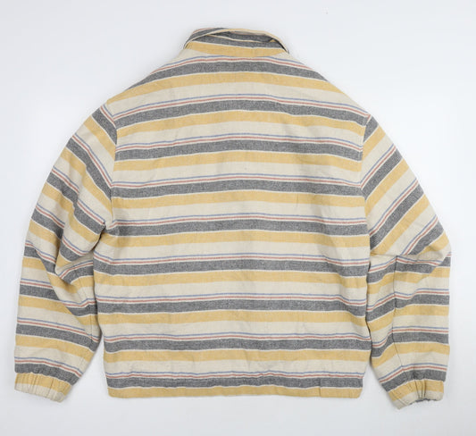 Zara Men's Multicoloured Striped Jacket XL