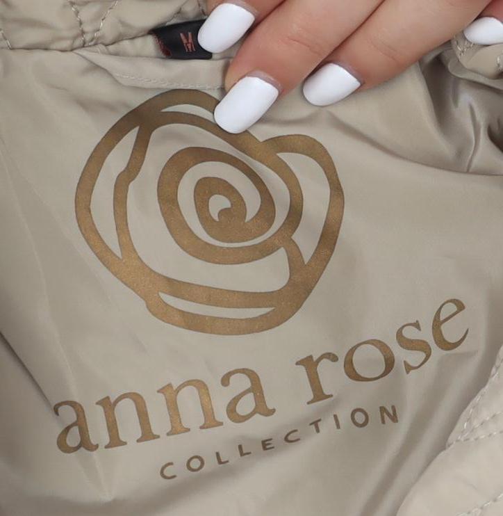 Womens UK Size M Anna Rose Gold Quilted Coat