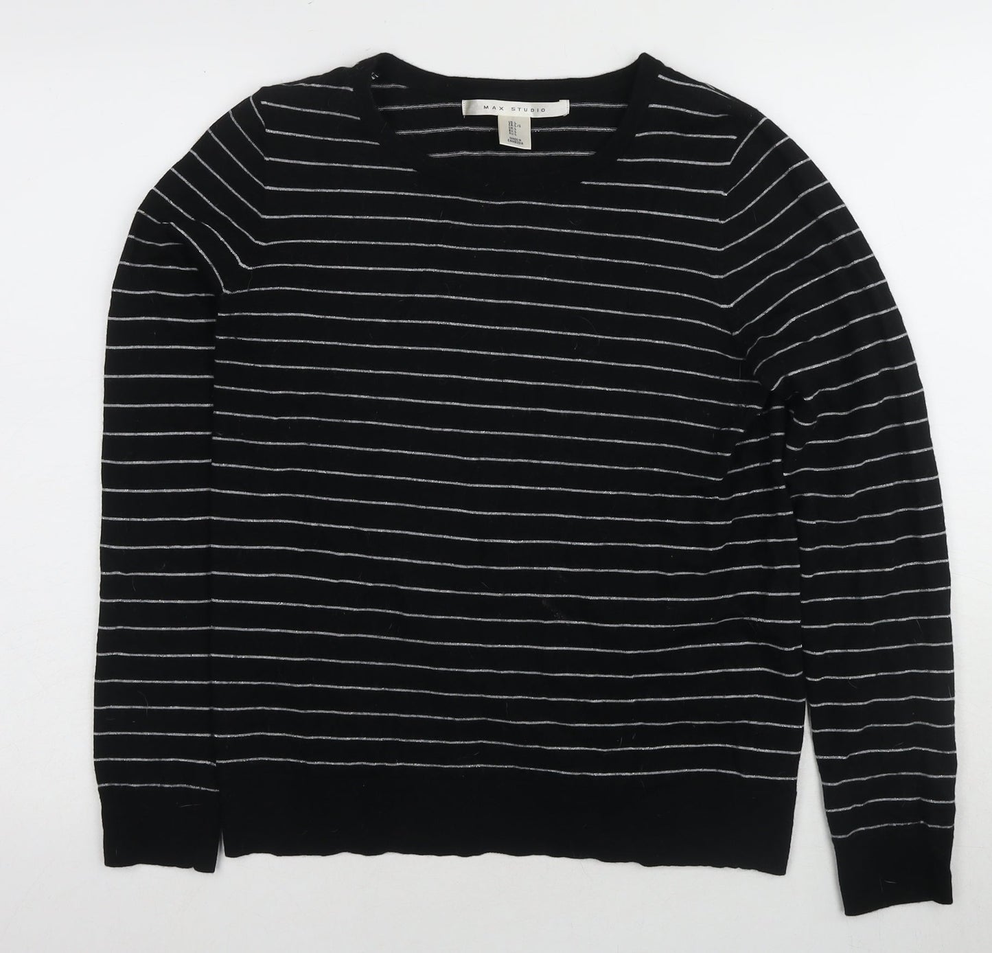 Womens UK Size 12 Max Studio Black Pullover Jumper