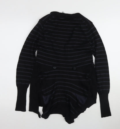 Womens UK Size XS Firetrap Black Cardigan Jumper