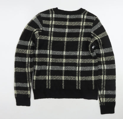 Womens UK Size XS Oasis Black Pullover Jumper