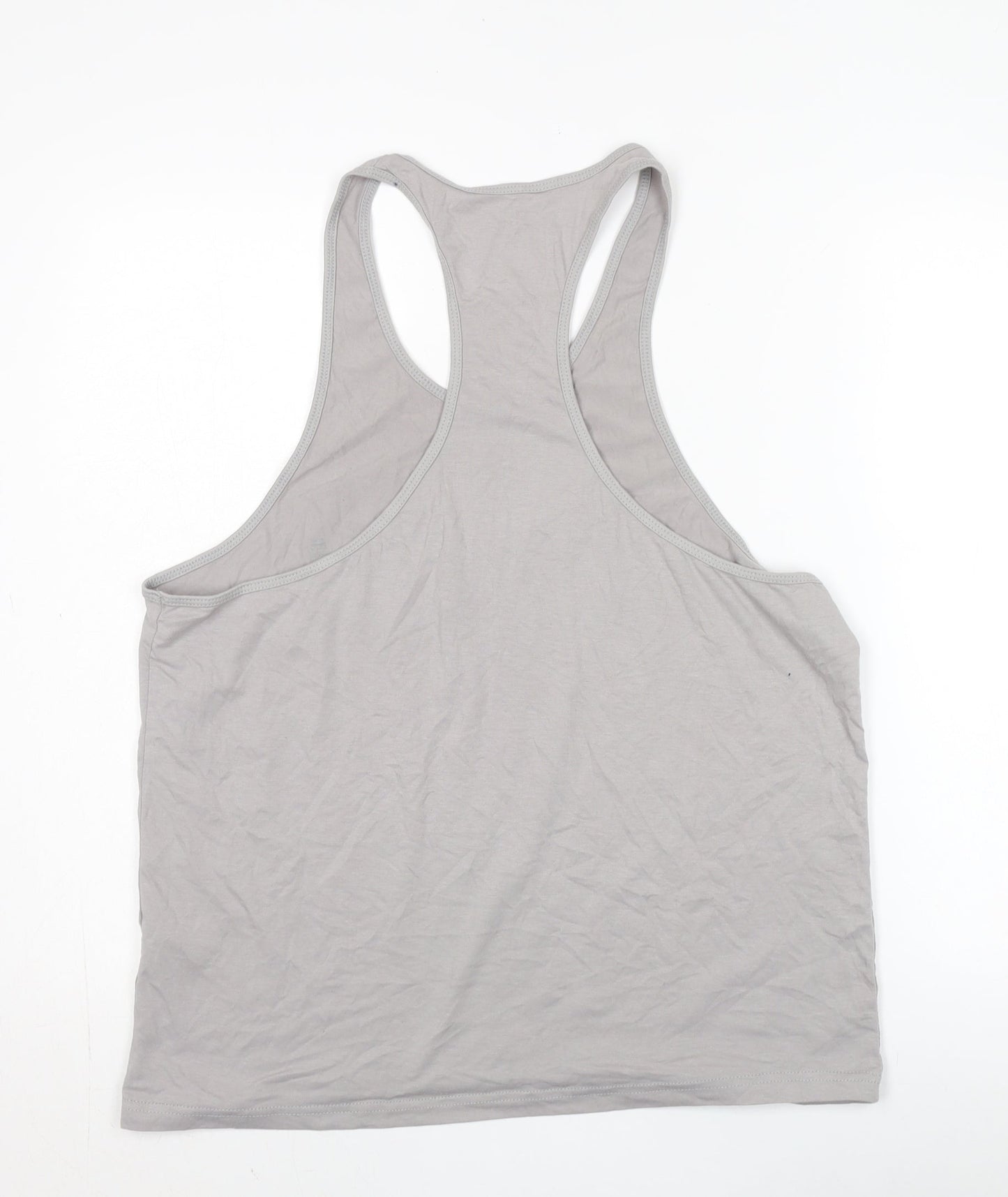 Universal Men's Grey Sleeveless T-Shirt, XL, Cotton