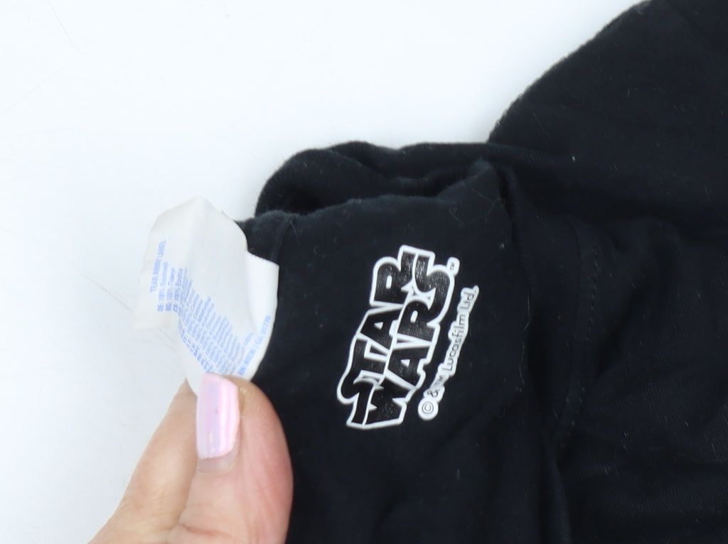 Star Wars Unisex Black Mandalorian T-Shirt Size L