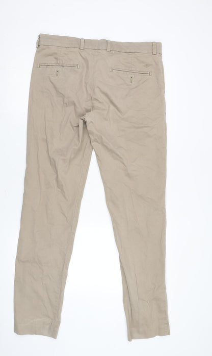 Dockers Men's Beige Chino Trousers Extra-Slim L