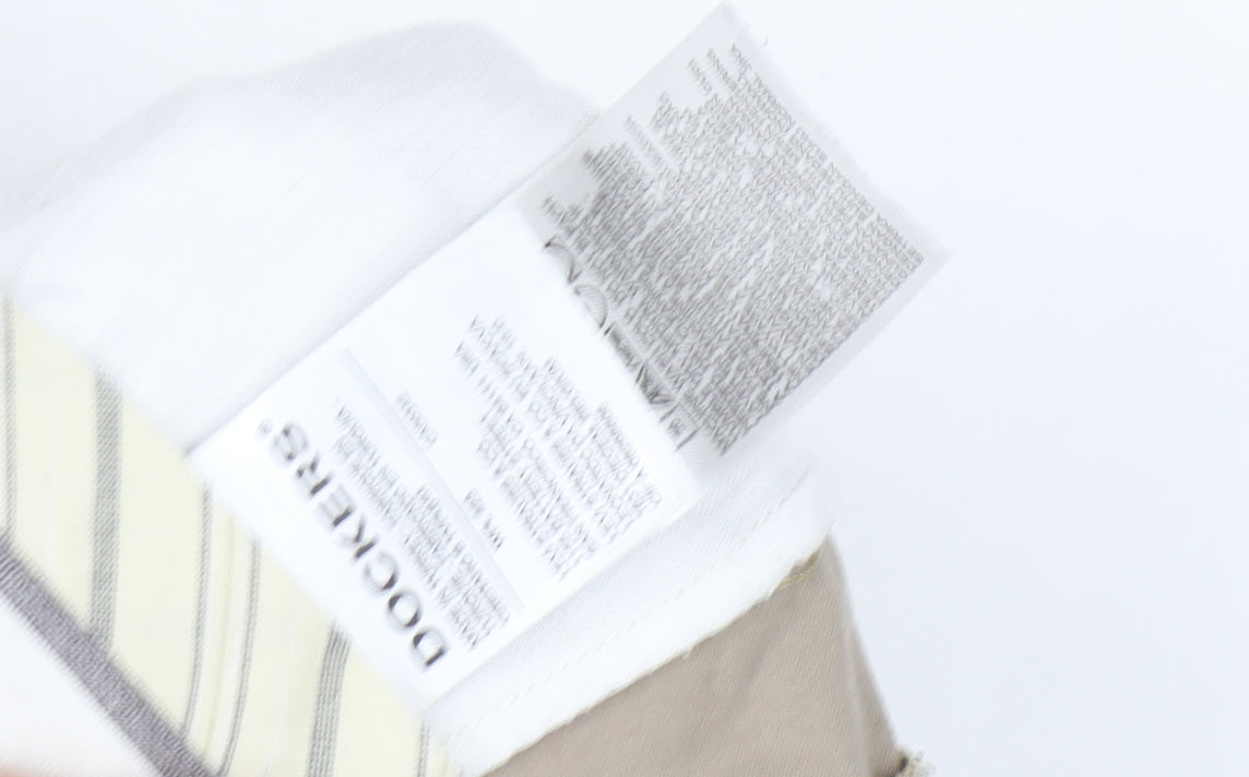 Dockers Men's Beige Chino Trousers Extra-Slim L