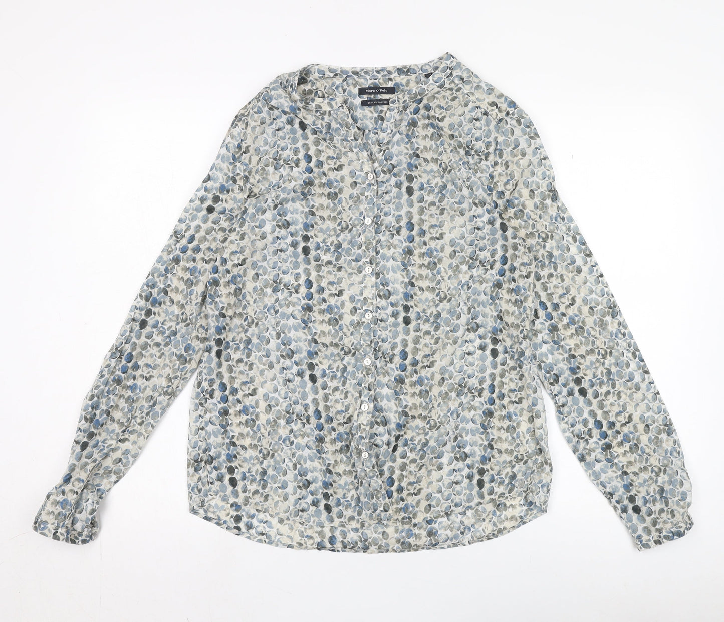 Womens UK Size 8 Marc O'Polo Multicoloured Blouse Button-Up