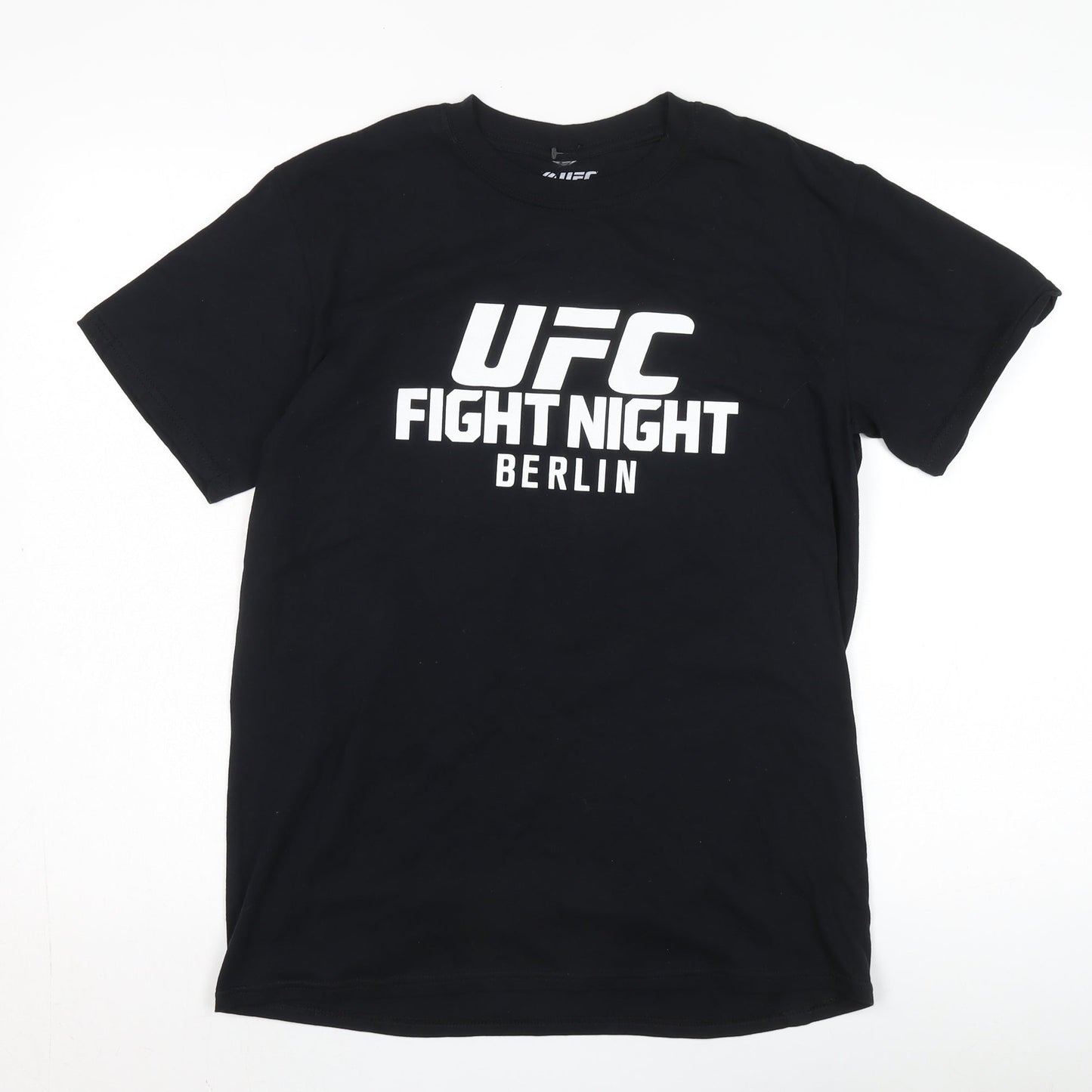 Womens UK Size M UFC Black Basic T-Shirt