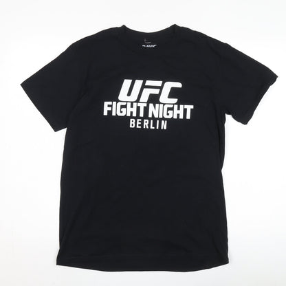 Womens UK Size M UFC Black Basic T-Shirt