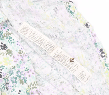 Fat Face Women's Multicoloured Floral Tunic Blouse Size 8