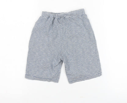 Tom Joule Boys Blue Striped Sweat Shorts, 3 Years, Elastic Waist