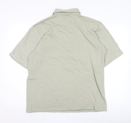 Farah Men's Beige Polo Shirt L - Classic Summer Style