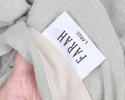 Farah Men's Beige Polo Shirt L - Classic Summer Style