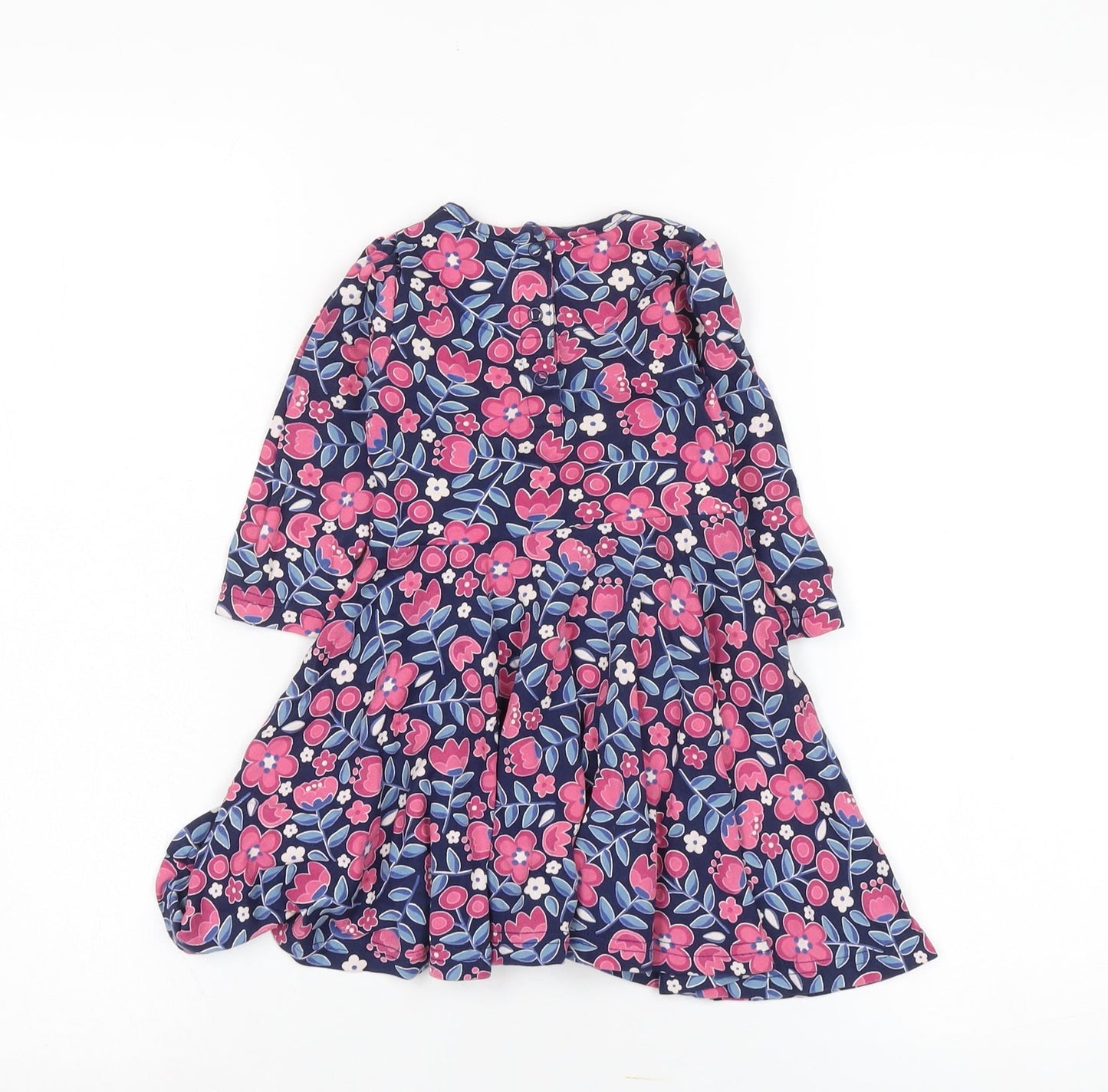 JoJo Maman Bébé Girls Floral Dress 12 Slim Multicoloured